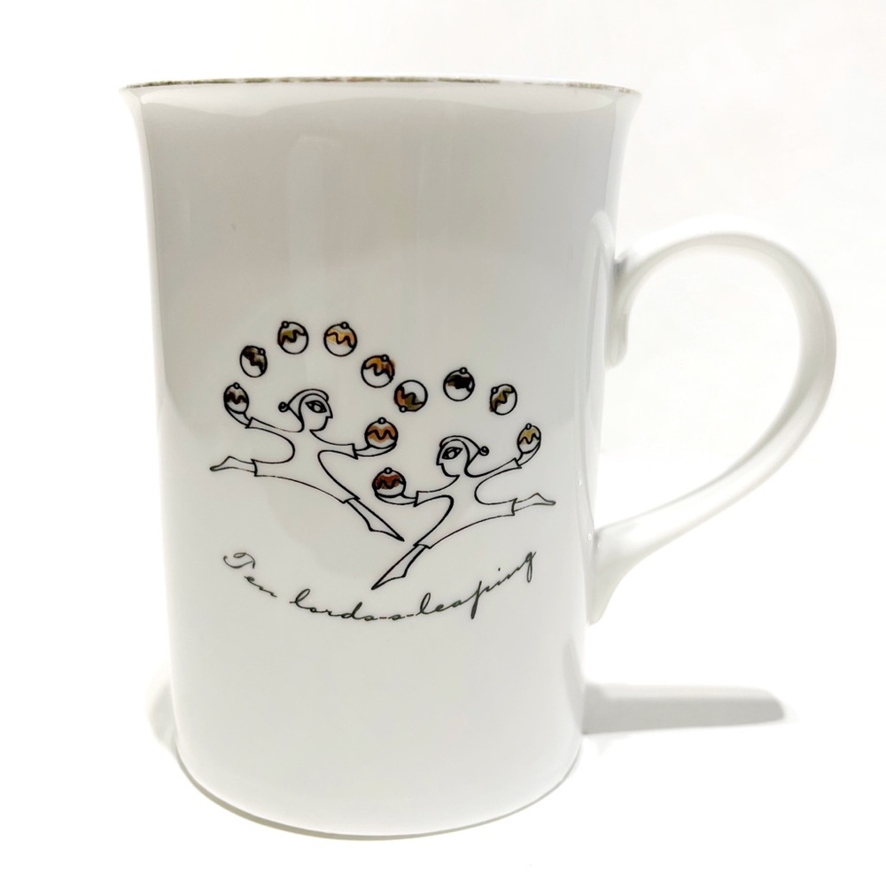 Maxwell & Williams Designer Homewares Mug 12 Days of Christmas Ten Lords Leaping
